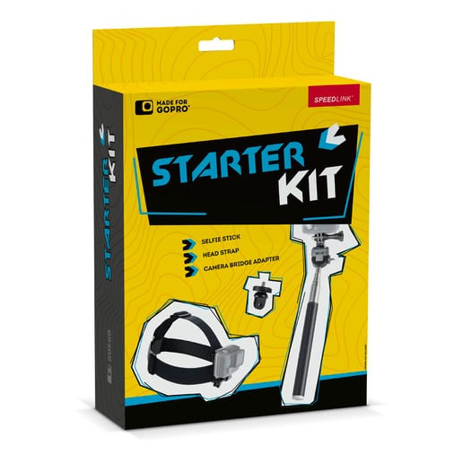 SPEEDLINK Starter Kit for GoPro Accessories, Black