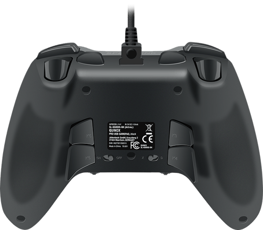 SPEEDLINK Quinox Pro USB PC Gamepad with Dual Analogue Sticks & Vibration Effect, Black/Red