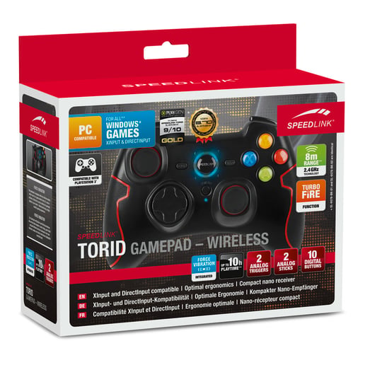 Speedlink Torid Wireless Gamepad for PC/PS3 (Black)
