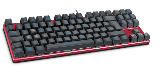 SPEEDLINK Ultro Illuminated Frameless Mechanical Gaming Keboard, UK Layout (Red/Black)