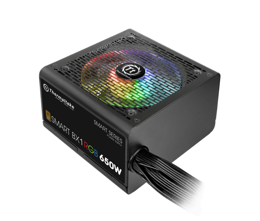 Thermaltake Smart BX1 RGB 650W Power Supply 80 Plus Bronze