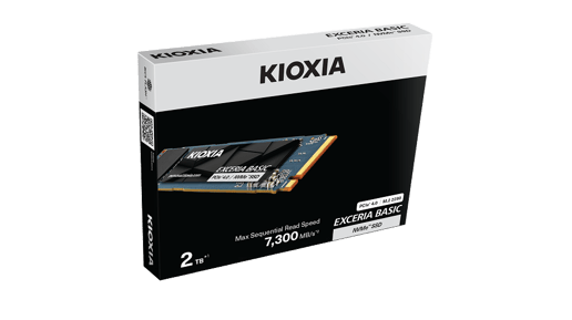 Kioxia LSF10Z002TG8 internal solid state drive 2 TB M.2 PCI Express 4.0 NVMe QLC SSD