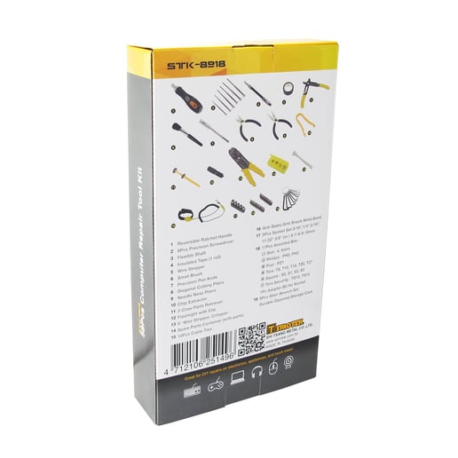 Sprotek 58 Piece Computer Repair Tool Kit
