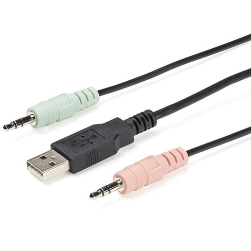 StarTech.com 2 Port DisplayPort KVM Switch with Built-In Cables