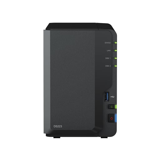 Synology DiskStation DS223 2-Bay Desktop NAS Enclosure