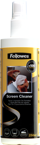 Fellowes (250ml) Screen Cleaning Spray for Glass Scanner Bed, PDA, Screen Filter, CRT or TFT/LCD Monitor and Laptop Screen