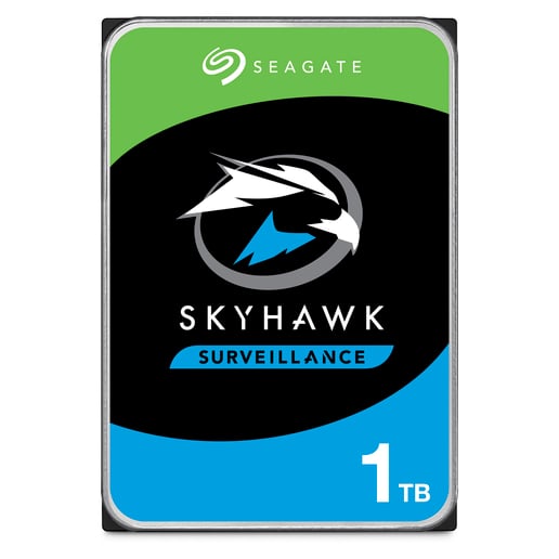 1TB Seagate SkyHawk 3.5" SATA III Hard Drive - 5900RPM, 64MB Cache