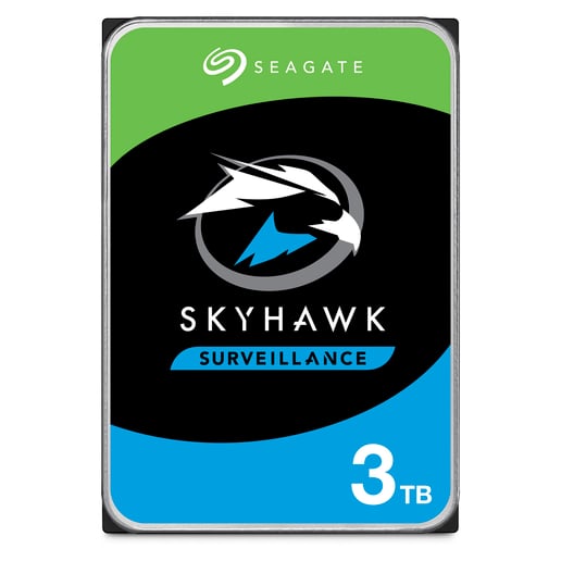 Seagate SkyHawk 3TB SATA III 3.5"" Hard Drive - 5900RPM, 64MB Cache