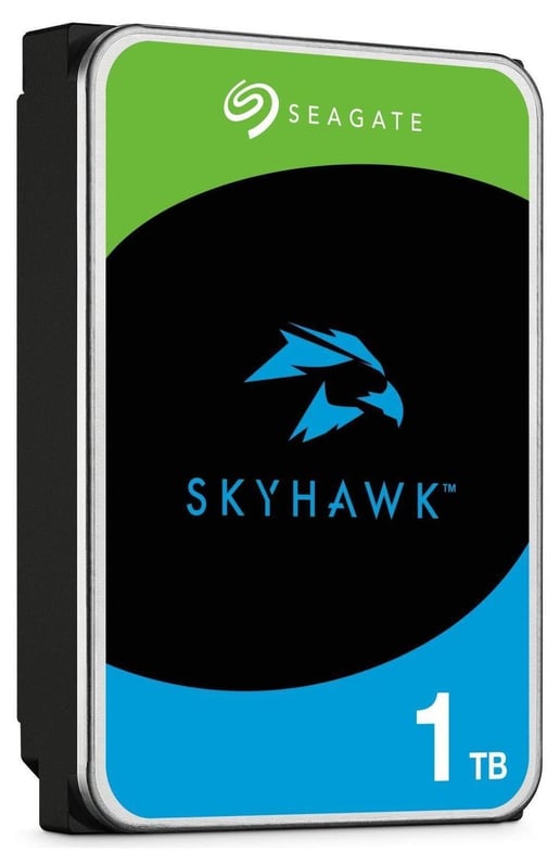 1TB Seagate SkyHawk 3.5" SATA III Hard Drive - 5400RPM, 256MB Cache