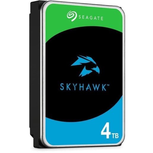 4TB Seagate SkyHawk 3.5" SATA III Hard Drive - 5400RPM, 256MB Cache