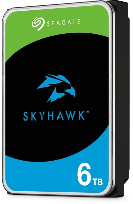 6TB Seagate SkyHawk 3.5" SATA III Hard Drive - 5400RPM, 256MB Cache