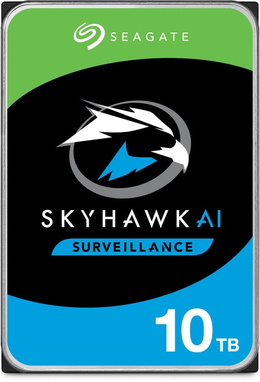 10TB Seagate SkyHawk AI 3.5" SATA III Hard Drive - 256MB Cache