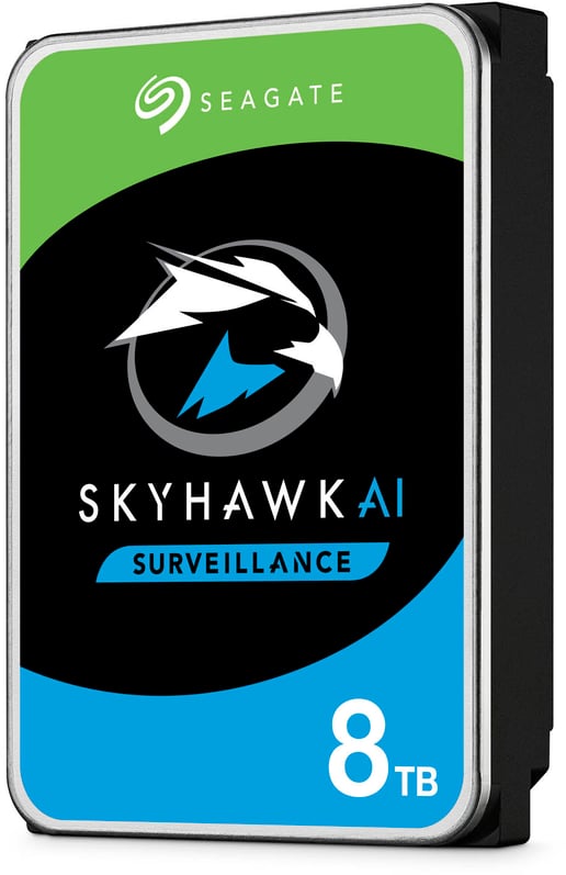 8TB Seagate SkyHawk AI 3.5" SATA III Hard Drive - 256MB Cache