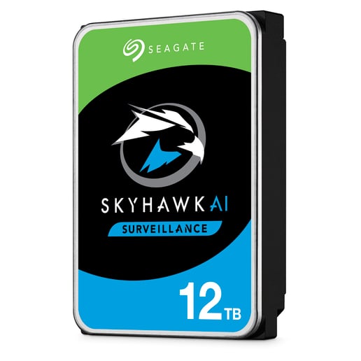Seagate SkyHawk AI 12TB SATA III 3.5" Hard Drive - 7200RPM, 256MB