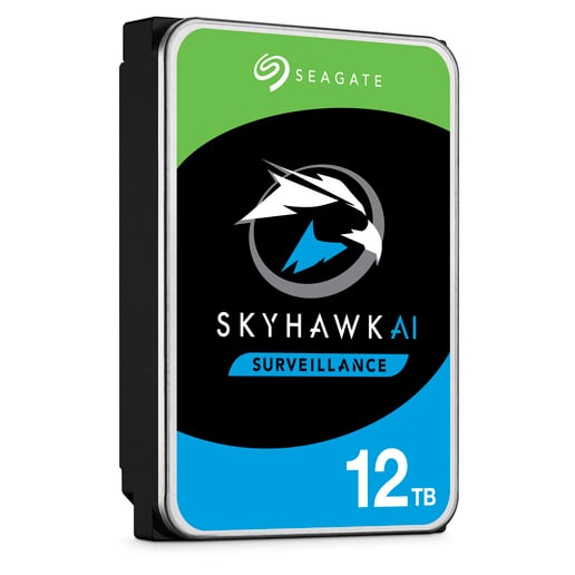 Seagate SkyHawk AI 12TB SATA III 3.5" Hard Drive - 7200RPM, 256MB