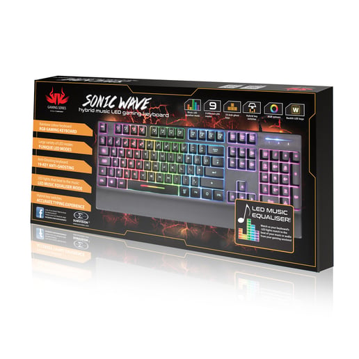 Sumvision Sonic Wave Hybrid Music LED Gaming Keyboard