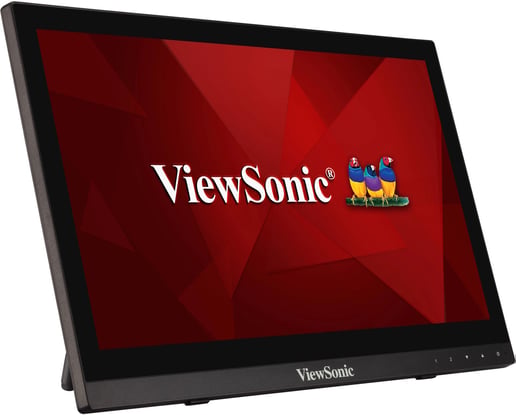 ViewSonic TD1630-3 15.6" 720p Monitor - VA, 60Hz, 12ms, Speakers, HDMI