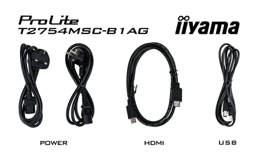 iiyama ProLite T2754MSC 27" Full HD Monitor - IPS, 60Hz, 4ms, Speakers, HDMI