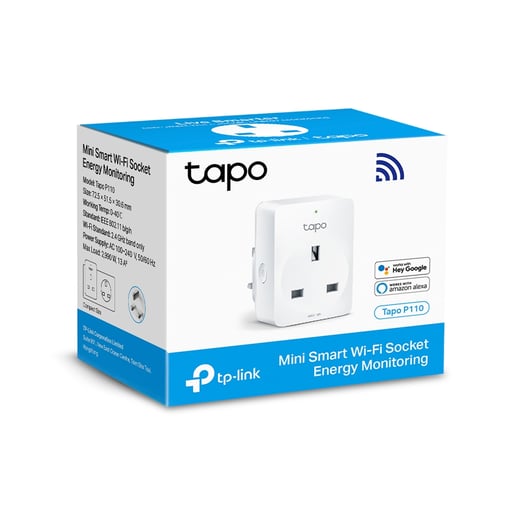 TP-Link Tapo P110 Mini Smart Wi-Fi Socket with Energy Monitoring