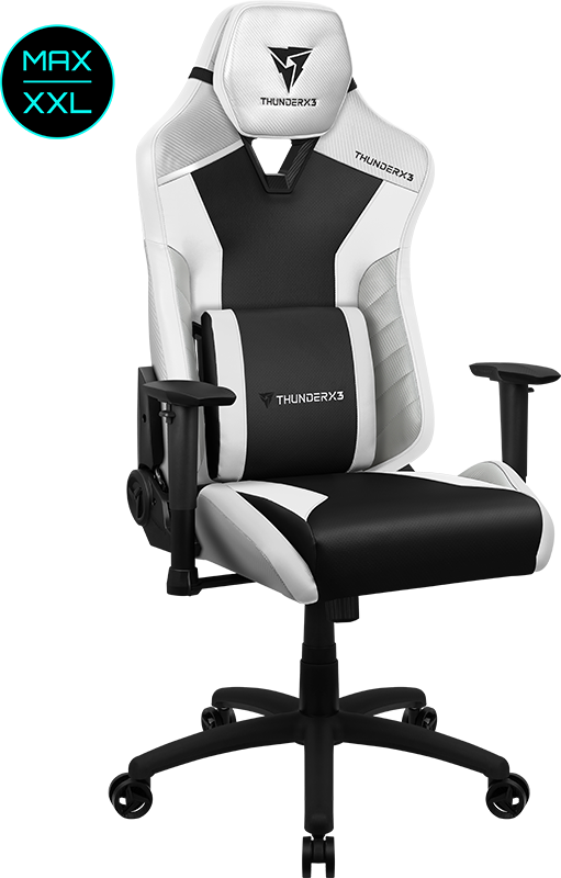 ThunderX3 TC3 MAX Gaming Chair in All White