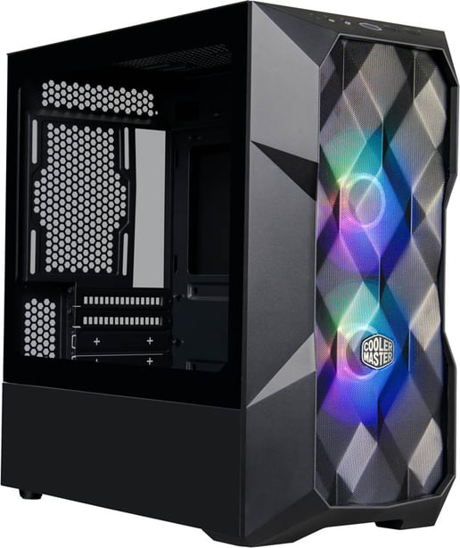 Cooler Master MasterBox TD300 Mesh Mid Tower Case - Black 