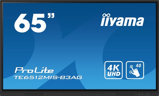 iiyama ProLite TE6512MIS-B3AG 65 inch 4K Interactive Touchscreen Display