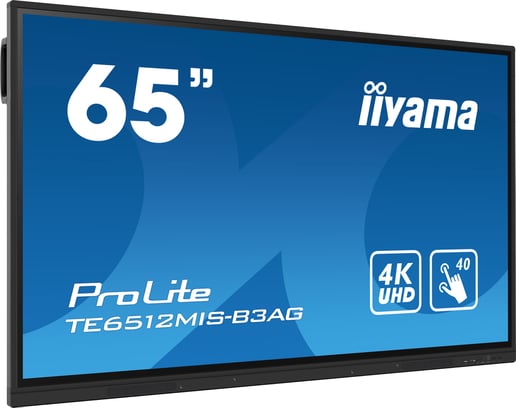 iiyama ProLite TE6512MIS-B3AG 65 inch 4K Interactive Touchscreen Display