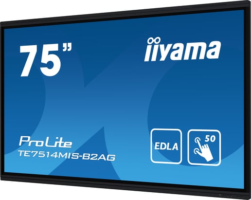 iiyama ProLite TE7514MIS-B2AG 75 inch 4K Interactive Touchscreen Display