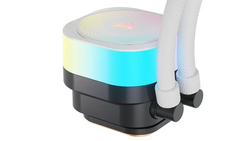 Corsair iCUE LINK TITAN 240 RX RGB 240mm All-in-One Liquid CPU Cooler in White