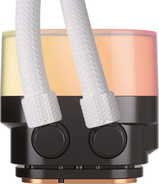 Corsair iCUE LINK TITAN 360 RX LCD 360mm AIO Liquid CPU Cooler in White