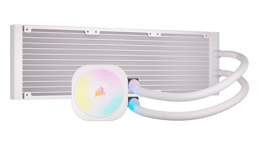 Corsair iCUE LINK TITAN 360 RX RGB 360mm All-in-One Liquid CPU Cooler in White