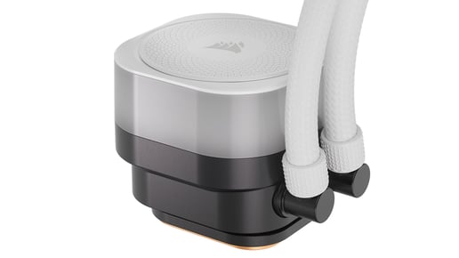 Corsair iCUE LINK TITAN 360 RX RGB 360mm All-in-One Liquid CPU Cooler in White