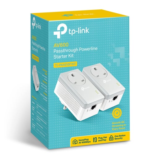 TP-Link TL-PA4010P Powerline Kit with Passthrough 
