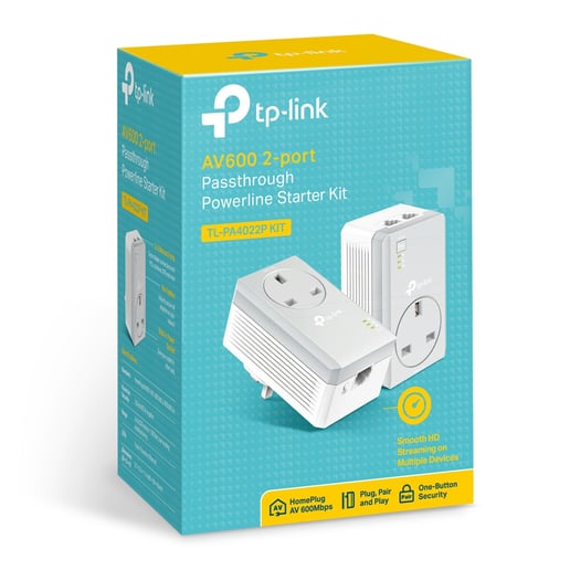 TP-Link TL-PA4022P KIT Powerline Kit with Passthrough 