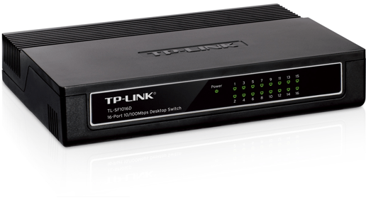 TP-Link TL-SF1016D 16-Port Desktop Switch 