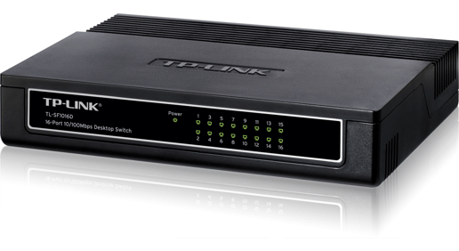 TP-Link TL-SF1016D 16-Port Desktop Switch 
