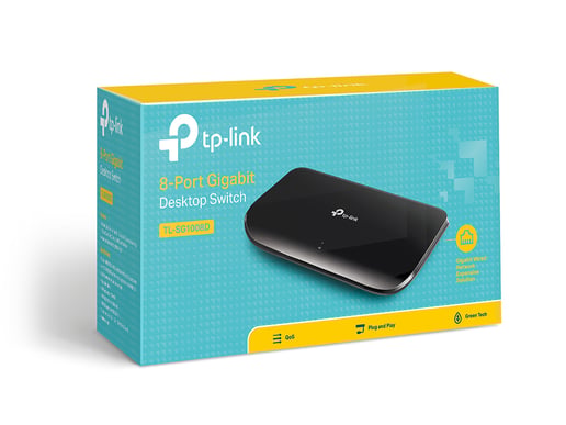TP-Link TL-SG1008D 8-Port Gigabit Desktop Switch 