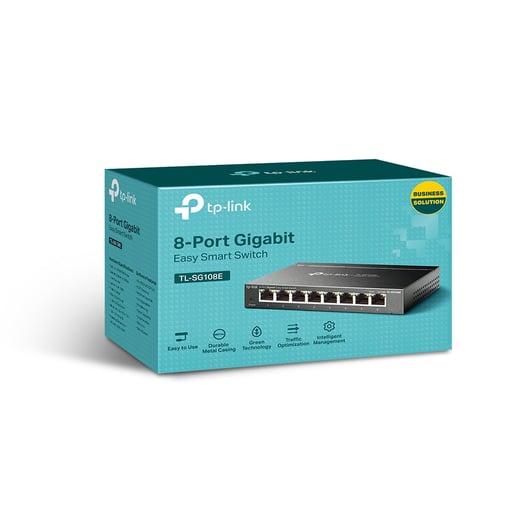 TP-Link TL-SG108E 8-Port Gigabit Desktop Switch 
