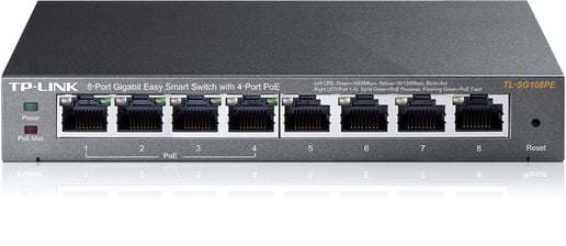 TP-Link TL-SG108PE 8-Port Gigabit Desktop Switch 