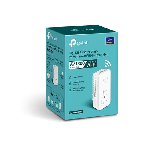 TP-Link TL-WPA8631P WiFi Powerline Unit with Passthrough 