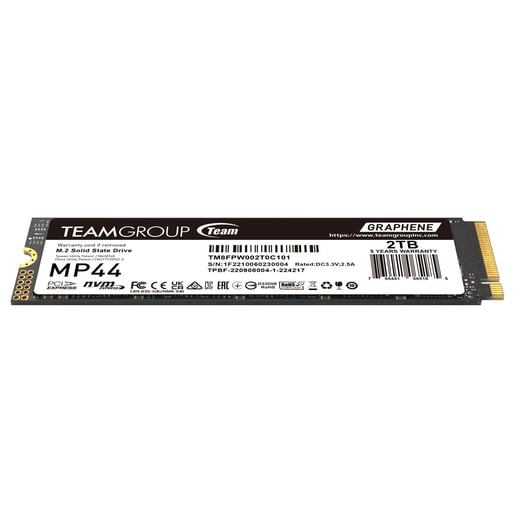 2TB TEAMGROUP MP44 M.2 2280 PCI Express 4.0 x4 NVMe Solid State Drive