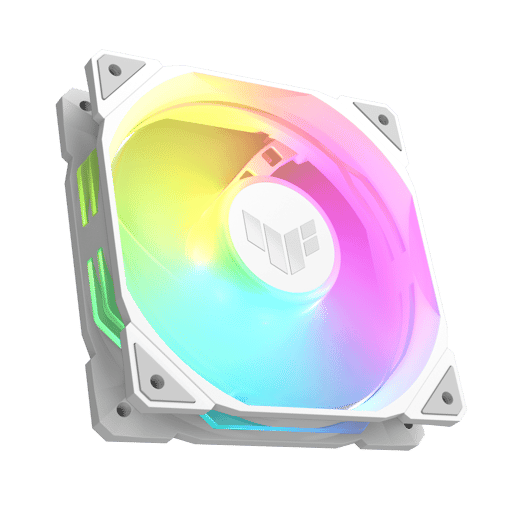 ASUS TUF Gaming TR120 ARGB 120mm PWM Triple Fan Pack in White