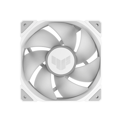 ASUS TUF Gaming TR120 ARGB 120mm PWM Triple Fan Pack in White