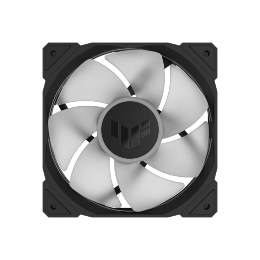 ASUS TUF Gaming TR120 ARGB 120mm PWM Triple Reverse Fan Pack in Black