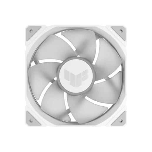 ASUS TUF Gaming TR120 ARGB 120mm PWM Triple Reverse Fan Pack in White
