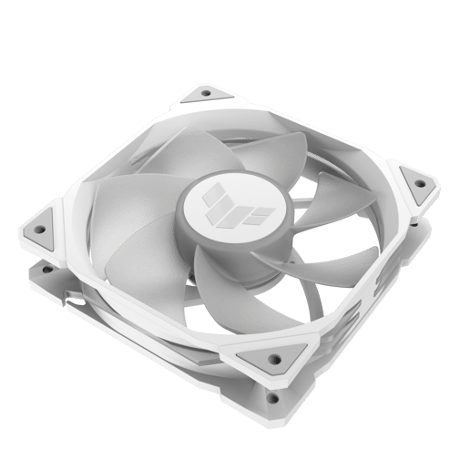 ASUS TUF Gaming TR120 ARGB 120mm PWM Triple Reverse Fan Pack in White