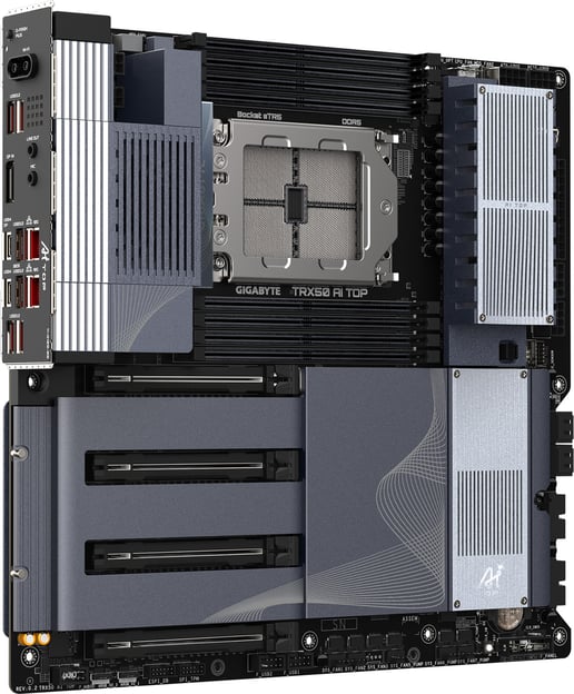 Gigabyte TRX50 AI TOP EATX Motherboard for AMD Socket sTR5 CPUs