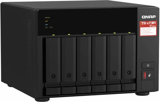 Qnap TS-673A-8G 6-Bay Desktop NAS Enclosure