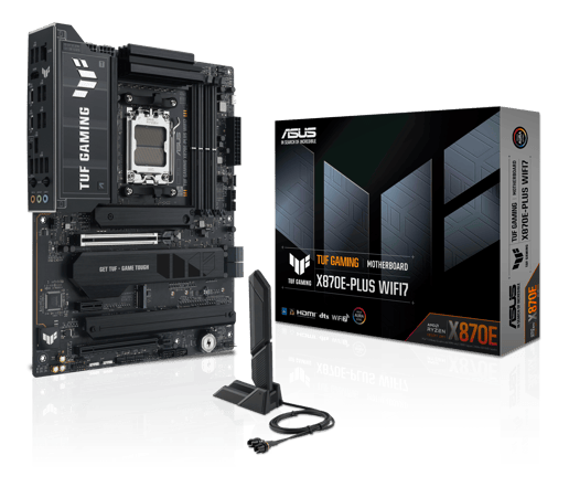 ASUS TUF Gaming X870E-Plus WIFI7 ATX Motherboard for AMD Socket AM5 CPUs