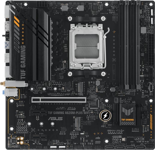 ASUS TUF Gaming A620M-PLUS WIFI mATX Motherboard for AMD AM5 CPUs
